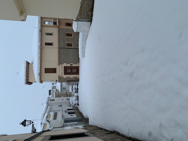 Vista calle abrevadero. Temporal filomena (enero 2021)